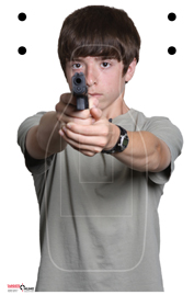 Handgun Threat 13 - Card Stock